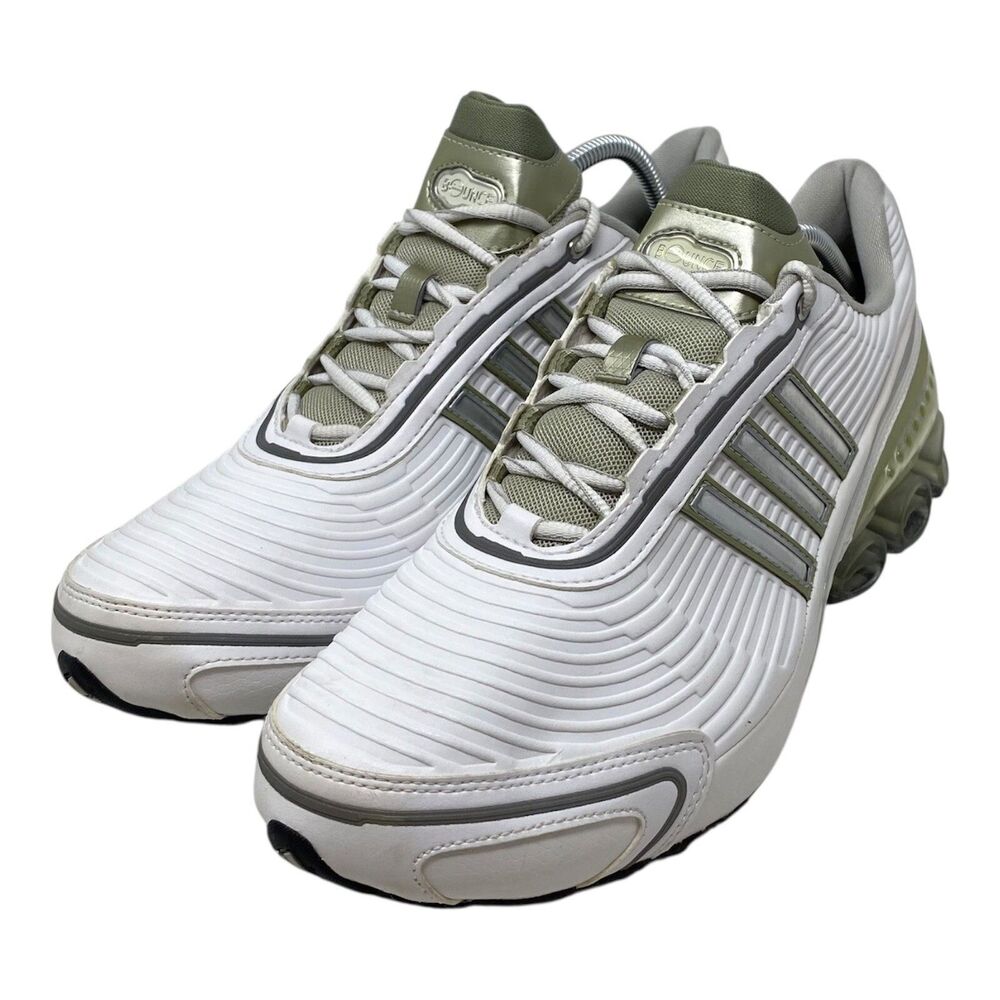2008 Adidas Megabounce Sneakers Shoes Men's Size 11.5 White /Gray / Olive 054292